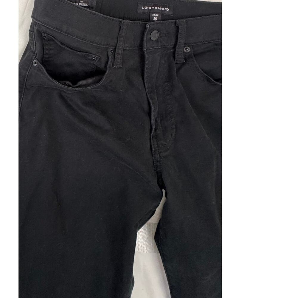 Lucky Brand 121 Slim Straight Mens 32 x 32 Black Pants - Picture 11 of 14